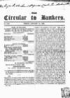 Bankers' Circular Friday 12 January 1849 Page 1