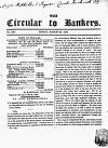 Bankers' Circular Friday 23 March 1849 Page 1