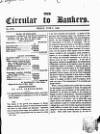 Bankers' Circular Friday 08 June 1849 Page 1