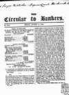 Bankers' Circular Friday 10 August 1849 Page 1