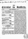 Bankers' Circular Friday 14 September 1849 Page 1