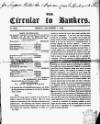 Bankers' Circular Friday 07 December 1849 Page 1