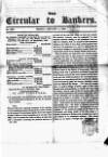 Bankers' Circular Friday 04 January 1850 Page 1