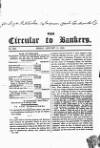Bankers' Circular Friday 11 January 1850 Page 1