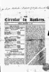 Bankers' Circular Friday 15 February 1850 Page 1