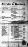 Bankers' Circular Friday 06 June 1851 Page 1