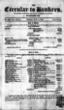 Bankers' Circular Friday 04 July 1851 Page 1