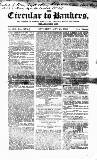 Bankers' Circular Saturday 28 May 1853 Page 1