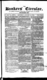 Bankers' Circular Saturday 14 January 1854 Page 1