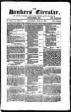 Bankers' Circular Saturday 08 July 1854 Page 1