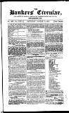 Bankers' Circular Saturday 19 August 1854 Page 1