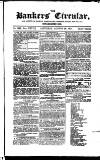 Bankers' Circular Saturday 26 August 1854 Page 1