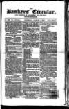 Bankers' Circular Saturday 01 March 1856 Page 1