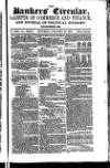 Bankers' Circular Saturday 31 January 1857 Page 1