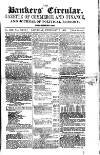 Bankers' Circular Saturday 07 February 1857 Page 1