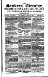 Bankers' Circular Saturday 28 March 1857 Page 1