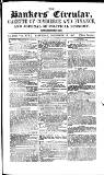 Bankers' Circular Saturday 12 December 1857 Page 1