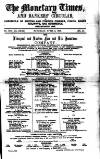 Bankers' Circular Saturday 03 April 1858 Page 1