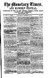Bankers' Circular Saturday 16 October 1858 Page 1