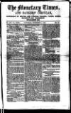 Bankers' Circular Saturday 06 November 1858 Page 1