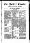 Bankers' Circular Saturday 11 February 1860 Page 1