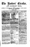 Bankers' Circular Saturday 10 March 1860 Page 1