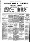 South Devon Weekly Express Thursday 12 August 1909 Page 2