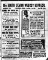 South Devon Weekly Express Friday 16 November 1917 Page 1