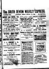 South Devon Weekly Express Friday 15 February 1918 Page 1