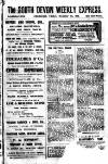 South Devon Weekly Express Friday 13 December 1918 Page 1