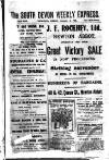 South Devon Weekly Express Friday 03 January 1919 Page 1