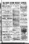 South Devon Weekly Express Friday 24 January 1919 Page 1