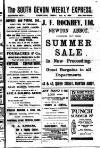 South Devon Weekly Express Friday 11 July 1919 Page 1
