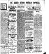 South Devon Weekly Express Friday 30 October 1925 Page 1
