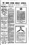 South Devon Weekly Express Friday 04 June 1926 Page 1