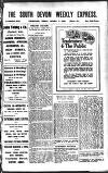 South Devon Weekly Express Friday 01 October 1926 Page 1