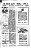 South Devon Weekly Express Friday 08 October 1926 Page 1