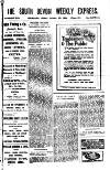 South Devon Weekly Express Friday 22 October 1926 Page 1
