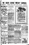 South Devon Weekly Express Friday 26 November 1926 Page 1