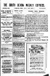 South Devon Weekly Express Friday 02 May 1930 Page 1