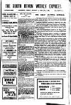 South Devon Weekly Express Friday 05 December 1930 Page 1