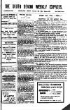 South Devon Weekly Express Friday 23 January 1931 Page 1