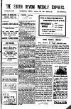 South Devon Weekly Express Friday 30 January 1931 Page 1