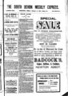 South Devon Weekly Express Friday 06 February 1931 Page 1