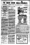 South Devon Weekly Express Friday 28 August 1936 Page 1
