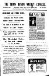 South Devon Weekly Express Friday 12 March 1954 Page 1