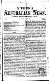 McPhun's Australian News Monday 01 August 1853 Page 1