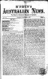 McPhun's Australian News Tuesday 01 November 1853 Page 1