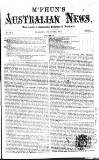 McPhun's Australian News Friday 01 December 1854 Page 1