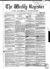 Weekly Register and Catholic Standard Saturday 05 January 1856 Page 1